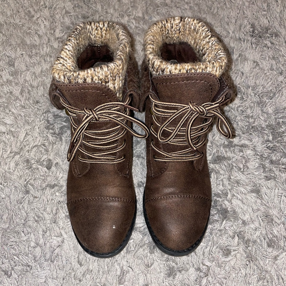 Brown Short Booties - Picture 3 of 3